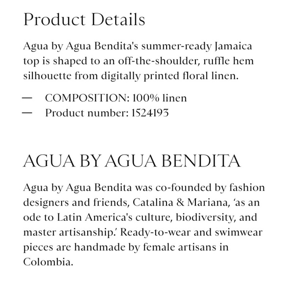 Agua by Agua Bendita Toronjil Shorts Sz M and Jamaica Peplum Top Sz M - Picture 15 of 16